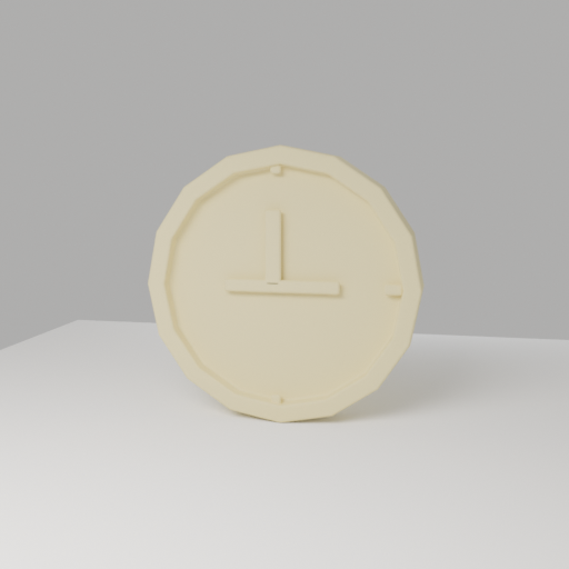 Low-Poly Wall Clock